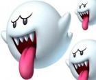 Boo από Super Mario Bros παιχνίδι. Οι Boos είναι φασματική πλάσματα με κοφτερά δόντια και μακριά γλώσσες